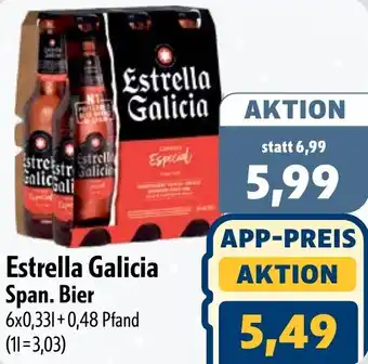 Aktiv Irma Estrella Galicia Span. Bier Angebot