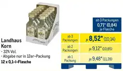 METRO Landhaus Korn Angebot