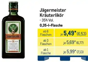 METRO Jägermeister Kräuterlikör Angebot