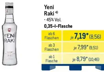 METRO Yeni Raki Angebot