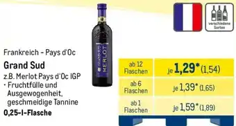 METRO Grand Sud Angebot