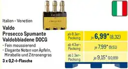 METRO Valdo Prosecco Spumante Valdobbiadene DOCG Angebot