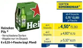 METRO Heineken Pils Angebot