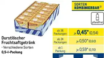 METRO Durstlöscher Fruchtsaftgetränk Angebot