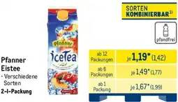 METRO Pfanner Eistee Angebot
