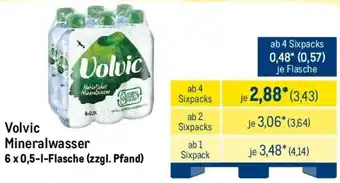 METRO Volvic Mineralwasser Angebot