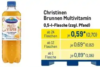 METRO Christinen Brunnen Multivitamin Angebot
