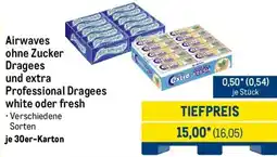 METRO Airwaves ohne Zucker Dragees und extra Professional Dragees white oder fresh Angebot