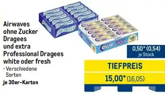 METRO Airwaves ohne Zucker Dragees und extra Professional Dragees white oder fresh Angebot