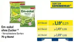 METRO Em-eukal ohne Zucker Angebot