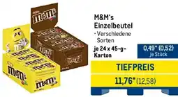 METRO M&M's Einzelbeutel Angebot