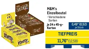 METRO M&M's Einzelbeutel Angebot