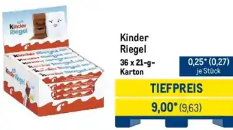 METRO Kinder Riegel Angebot