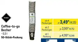 METRO RIOBA Coffee-to-go Becher Angebot