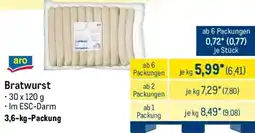 METRO aro Bratwurst Angebot