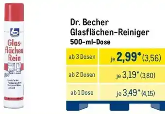 METRO Dr. Becher Glasflächen-Reiniger Angebot