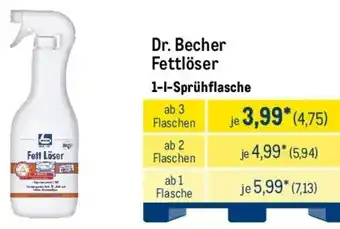 METRO Dr. Becher Fettlöser Angebot