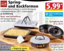 Norma CASA ROYALE Spring- und Backformen Angebot