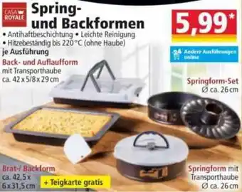 Norma CASA ROYALE Spring- und Backformen Angebot