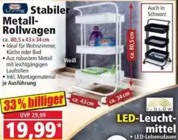 Norma Stabiler Metall Rollwagen Angebot
