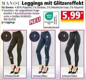 Norma MANOU Leggings mit Glitzereffekt Angebot