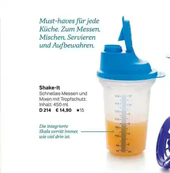 Tupperware Shake-it Angebot