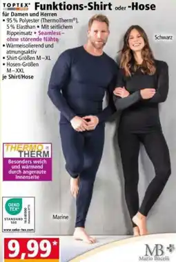 Norma TOPTEX Funktions-Shirt oder Hose Angebot