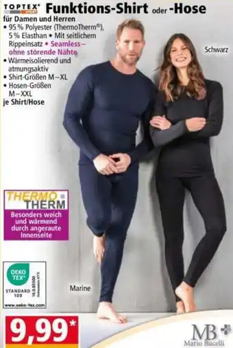 Norma TOPTEX Funktions-Shirt oder Hose Angebot