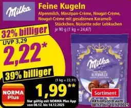 Norma Milka Feine Kugeln Angebot