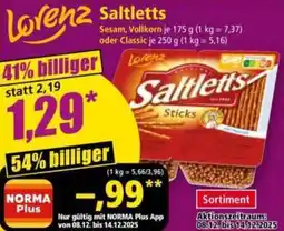 Norma Lorenz Saltletts Angebot
