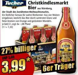 Norma Tucher Christkindlesmarkt Bier Angebot