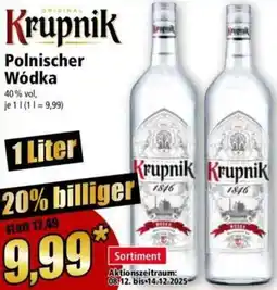 Norma Krupnik Polnischer Wódka Angebot