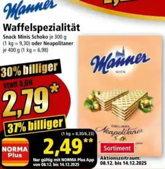 Norma Manner Waffelspezialität Angebot