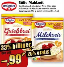 Norma Dr. Oetker Süße Mahlzeit Angebot