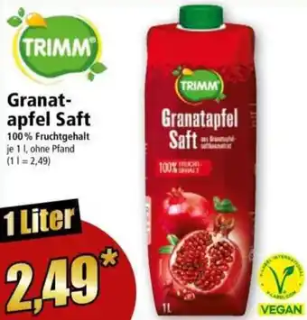 Norma TRIMM Granatapfel Saft Angebot