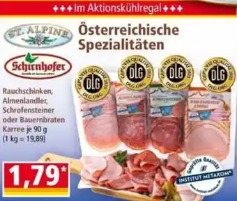 Norma ST. ALPINE Österreichische Spezialitäten Angebot
