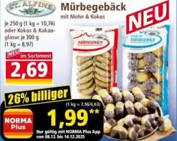 Norma ST. ALPINE Mürbegebäck Angebot