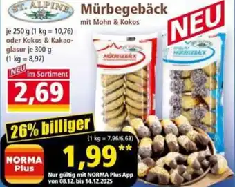 Norma ST. ALPINE Mürbegebäck Angebot