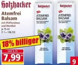 Norma Holzhacker Atemfrei Balsam Angebot