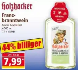 Norma Holzhacker Franzbranntwein Angebot