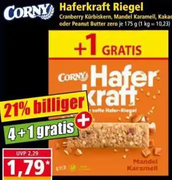 Norma CORNY Haferkraft Riegel Angebot