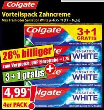 Norma Colgate Vorteilspack Zahncreme Angebot