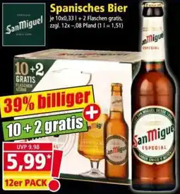 Norma SanMiguel Spanisches Bier Angebot