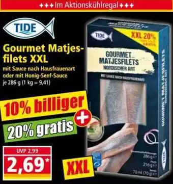 Norma TIDE Gourmet Matjesfilets XXL Angebot