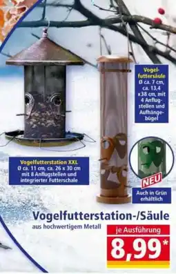 Norma Vogelfutterstation-/Säule Angebot