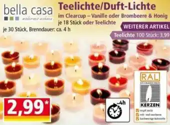 Norma bella casa Teelichte/Duft-Lichte Angebot