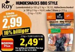 Norma Roy Hundesnacks bbq style Angebot
