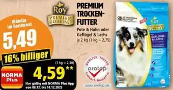 Norma Roy Premium Gourmet Premium Trockenfutter Angebot