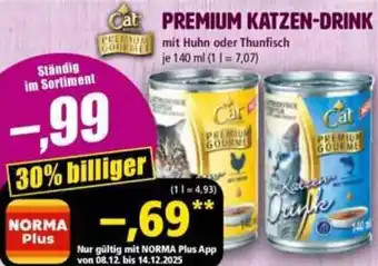 Norma Cat Premium Gourmet Premium katzen-drink Angebot