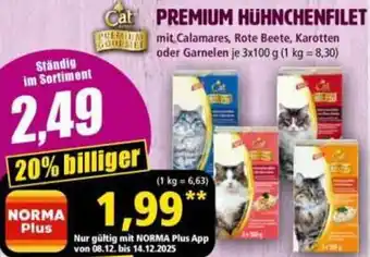 Norma Cat Premium Gourmet Premium hühnchenfilet Angebot